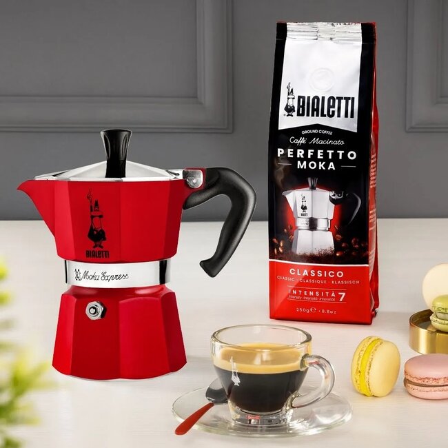 Bialetti Moka Express - Rood - 1/c