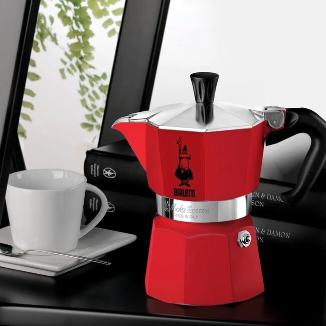 Bialetti Moka Express - Rood - 1/c