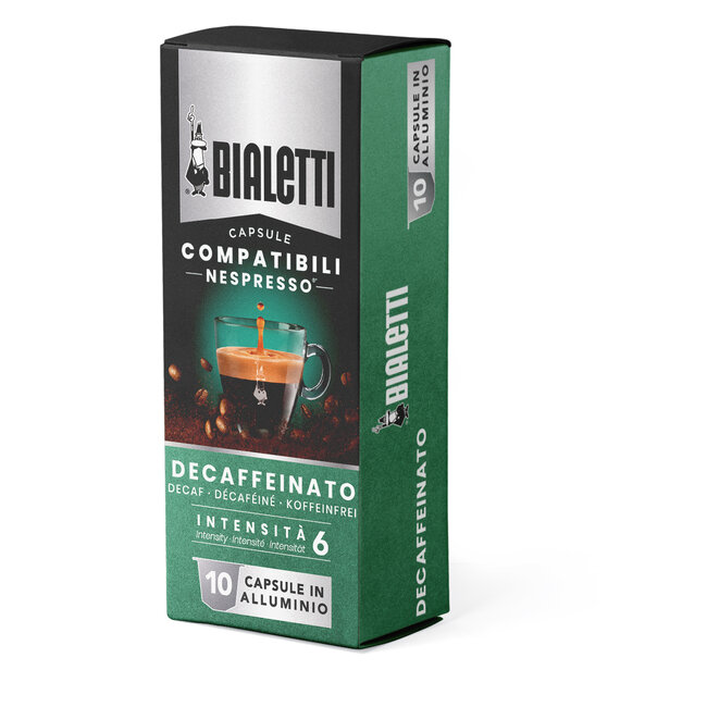 Bialetti Nespresso compatible capsules Decaf - 10 stuks