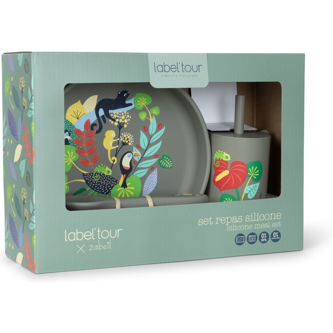 Label Tour set Olive