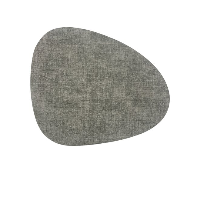 BC Placemat Pebble frans grijs