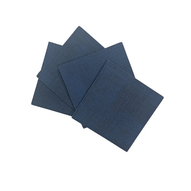 BC Onderzetters vierkant - donkerblauw
