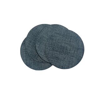 Basic Culinair BC Onderzetters rond - stone blue