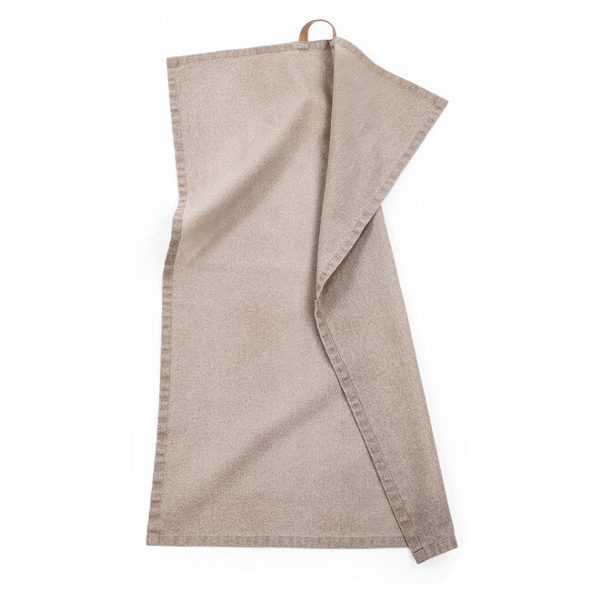 Tiseco theedoek Myrna taupe - 3 stuks