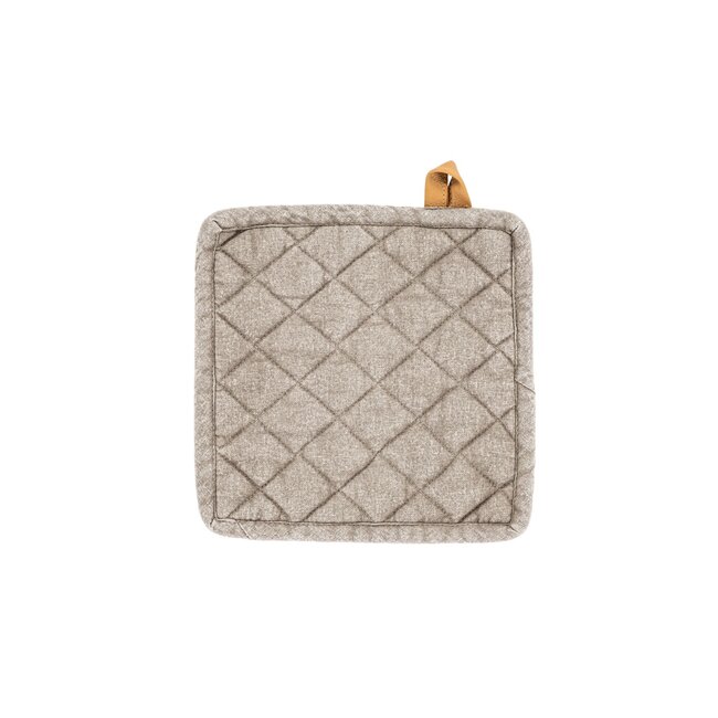 Tiseco pannenlap Myrna taupe - 2 stuks