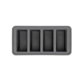 Combekk The Original Food Cube 4 x 250ml - Grey