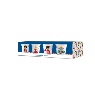 Bialetti Bialett Set 4 mokjes Nutcracker