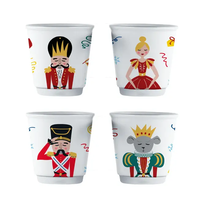 Bialett Set 4 mokjes Nutcracker