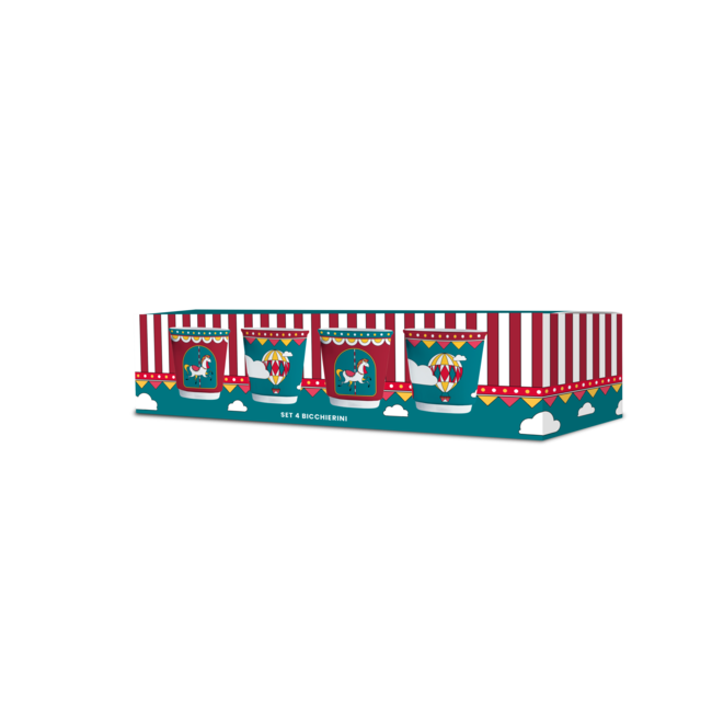 Bialetti Set van 4 kopjes Winterwonderland