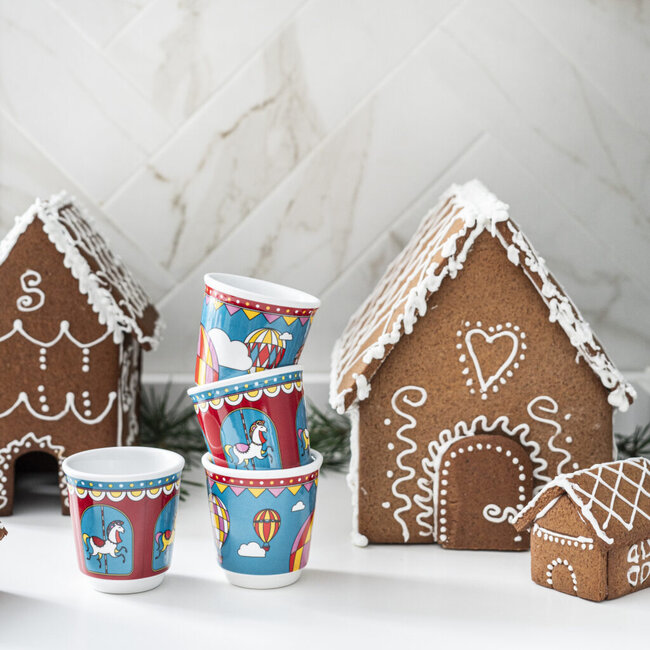 Bialetti Set van 4 kopjes Winterwonderland