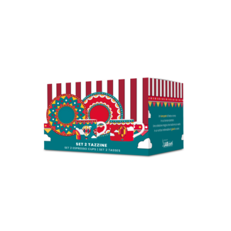 Bialetti Bialetti Set 2 kop/schotels Winterwonderland