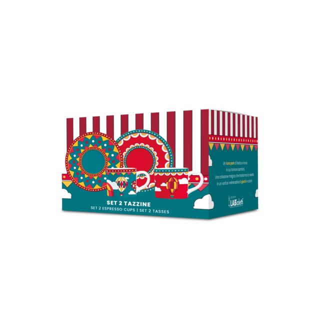 Bialetti Set 2 kop/schotels Winterwonderland