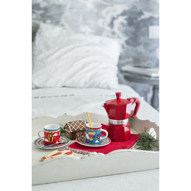 Bialetti Set 2 kop/schotels Winterwonderland