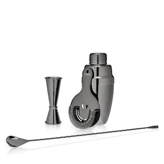 Viski Gunmetal Mixologist Barware Set by Viski®