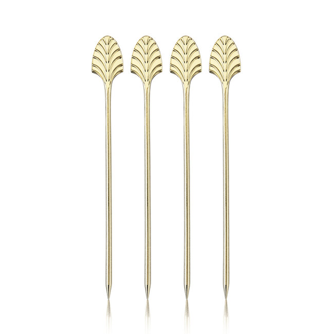 Gold Art Deco Cocktail Picks by Viski®