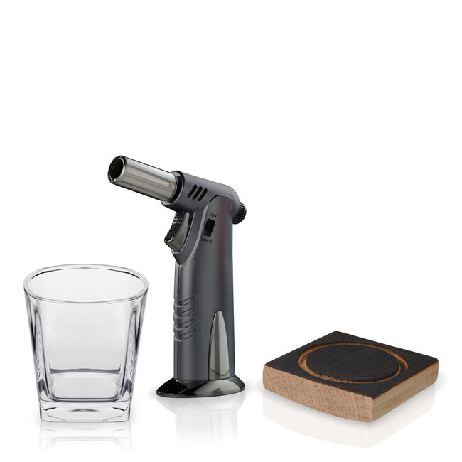 3-piece Alchemi Barrel Board Smoking Set Viski®