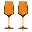 Reserve Nouveau Crystal Wine Glasses in Amber Viski®