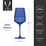 Reserve Nouveau Crystal Wine Glasses in Cobalt Viski®