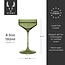 Reserve Nouveau Crystal Coupes in Sage Viski®