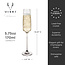 Reserve Julien Crystal Flute Glasses By Viski (set of 4)