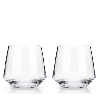 Viski Angled Crystal Cocktail Tumblers by Viski®