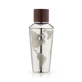 Viski Globe Cocktail Shaker in Silver Viski®