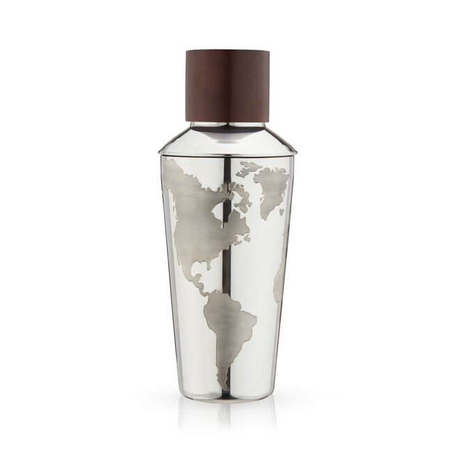 Globe Cocktail Shaker in Silver Viski®