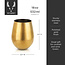Gold Stemless Wine Glasses by Viski®