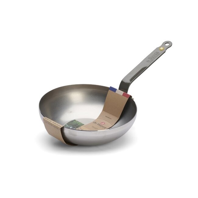de Buyer Wok - Brede bodem - Mineral B - Ø 24CM