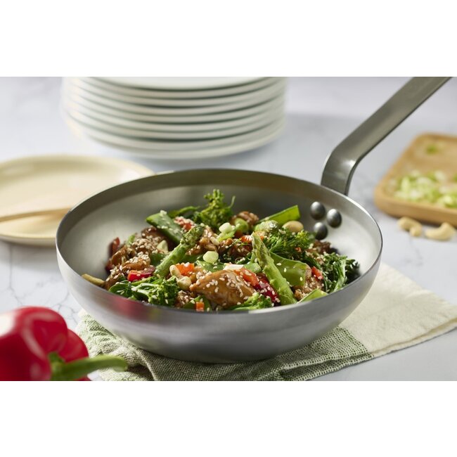 de Buyer Wok - Brede bodem - Mineral B - Ø 24CM