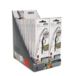 GEFU ROYALE Display aspergeschillers - 20 stuks