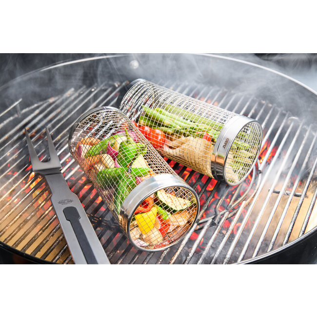 GEFU BBQ Groentemand rond