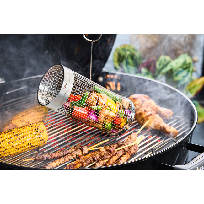 GEFU BBQ Groentemand rond