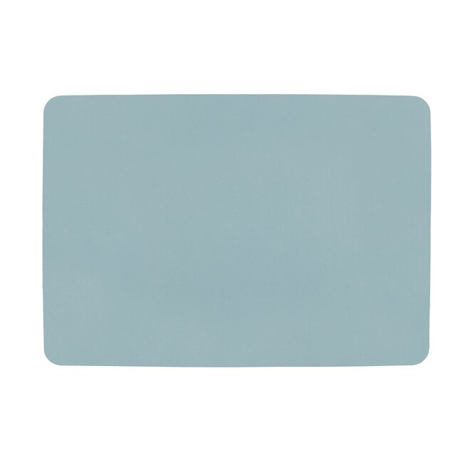 ZICZAC  PLACEMAT LEDERLOOK - RH - STONE BLUE
