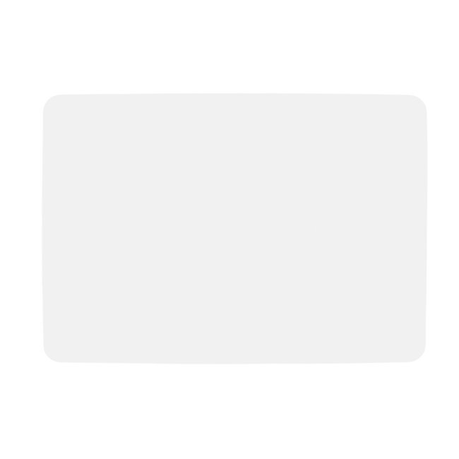 ZICZAC  PLACEMAT LEDERLOOK - RH - WHITE