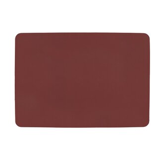 ziczac ZICZAC  PLACEMAT LEDERLOOK - RH - ROOD