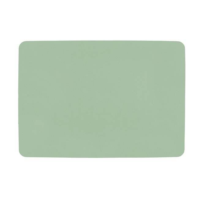 ZICZAC  PLACEMAT LEDERLOOK - RH - MALACHITE GROEN