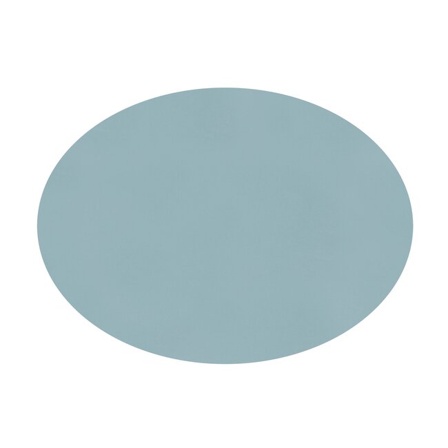 ZICZAC  PLACEMAT LEDERLOOK - OV - STONE BLUE