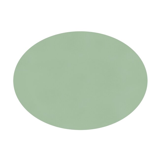 ZICZAC  PLACEMAT LEDERLOOK - OV - GROEN