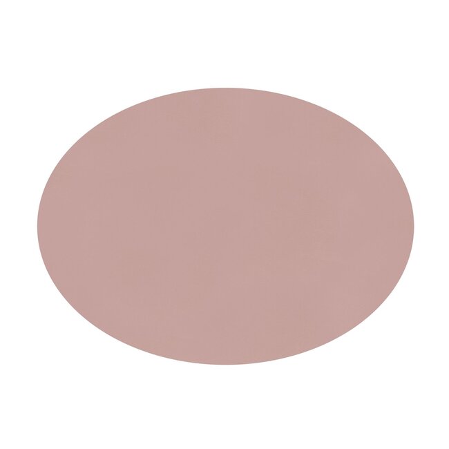 ZICZAC  PLACEMAT LEDERLOOK - OV - MAUVE