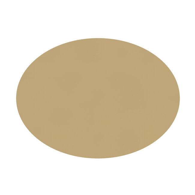 ZICZAC  PLACEMAT LEDERLOOK - OV - ZAND
