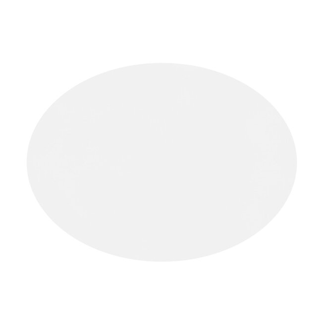 ZICZAC  PLACEMAT LEDERLOOK - OV - WHITE