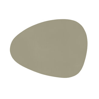 ziczac ZICZAC PLACEMAT LEDERLOOK - STONE - TAUPE