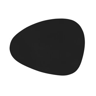ziczac ZICZAC PLACEMAT LEDERLOOK - STONE - BLACK
