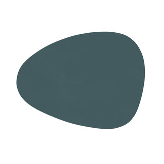 ziczac ZICZAC PLACEMAT LEDERLOOK - STONE - BLUE