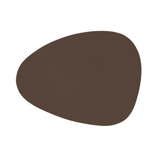 ziczac ZICZAC PLACEMAT LEDERLOOK - STONE - BROWN