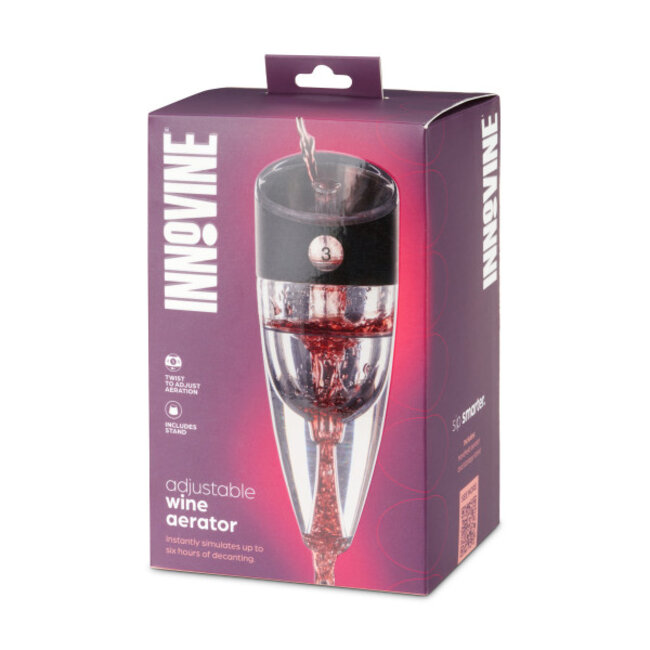 Innovine™ Adjustable Wine Aerator in Graphite