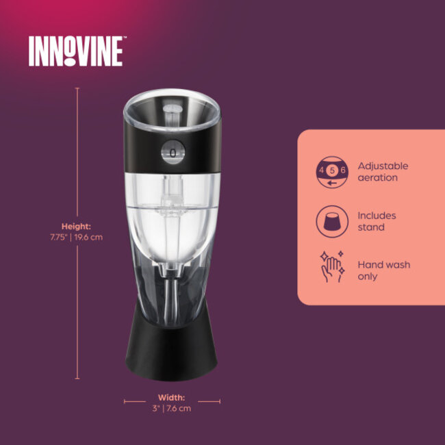 Innovine™ Adjustable Wine Aerator in Graphite