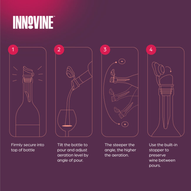 Innovine™ Tilt Aerator in Raspberry