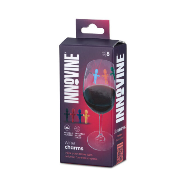 Innovine™ Silicone Wine Charms (set of 8)